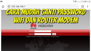Mengganti password wifi indihome modem zte; Cara Mudah Mengganti Password Wifi Dan Router Modem Indihome Fisika Islam