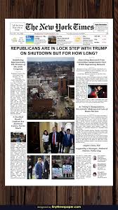 New York Times Front Page Template New York Times Page Template Newspaper Template