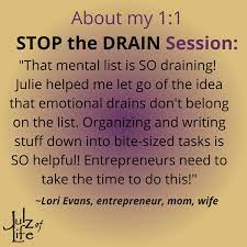 In your mind revisit the interaction and search for what energy frequency is allowing you to behave that way. Julz Of Life Stop The Drain Julz Of Life