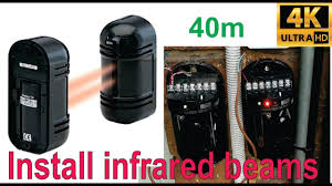 Alean new triple beam photoelectric infrared detector consists of a transmitter and a receiver which building an invisible fence. How To Install Infrared Detection Beams 40m Calibration Shown Youtube