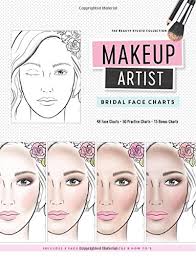 Amazon Com Makeup Artist Bridal Face Charts The Beauty