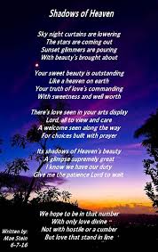 Shadows Of Heaven Spiritual Poetry Motivational Poems Love Poems Self Esteem Quotes