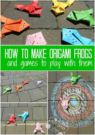 Have them experiment with smaller and larger frogs made from different kinds of. How To Make An Origami Frog That Jumps Itsybitsyfun Com