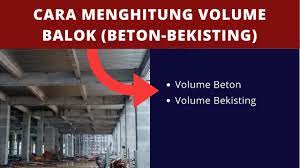 Cara menghitung volume pekerjaan pemasangan lantai keramik. Cara Menghitung Volume Pekerjaan Balok Dengan Format Excel Youtube