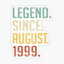 The last couple of days i've done a lot of work on the alamut database friday, 20 august 1999. August 1999 Stickers Redbubble