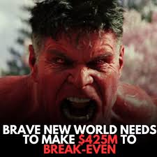 The film had a budget of $180M.