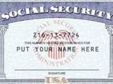 We are constantly expanding our online services to give you freedom and control when conducting business with social security. 43 Standard Make A Social Security Card Template Photo For Make A Social Security Card Template Cards Design Templates