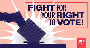 Sign up for election reminders and get help with voter registration and voting by mail — all in one place! Volunteer To Fight For Voting Rights Aclu Of Colorado