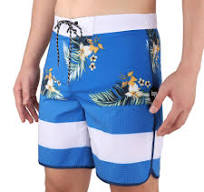 Custom 4 Way Stretch Print Shorts Men's Surf Beach Shorts Custom Designer  Repreve Swim Trunks