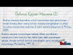 Abstrak istilah wacana di masyarakat memiliki sejumlah pengertian. Definisi Kajian Wacana Video Tukang Terjemah