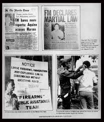 Martial law was declared in 1972 while a constitutional convention, elected the previous year to revise the 1935 constitution, was in the middle of its task. Martial Law Jp The Historian