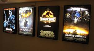 Square led recessed lighting wachowski movies in theaters. When On Display Outside Theaters Normally Have Lights Behind The Picture To Illuminate Them During T At Home Movie Theater Home Cinema Room Home Theater Decor