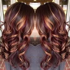 Gold, red, and honey highlights pop in this haircut styling. Hair Highlight Ideas 25 Best Hairstyle Ideas For Brown Hair With Highlights Hairstyles Long Brunette Hair Hair Styles Hair Color Burgundy