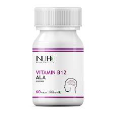 Methylcobalamin is better absorbed, retained and utilized than other forms of b12. Inlife Vitamin B12 Methylcobalamin Ala Folic Acid Supplements 1500 Mcg 60 Tablets Buy Online In Pakistan At Desertcart Pk Productid 64737421