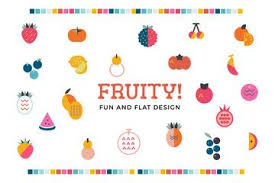 Fruity Vectored Fruits Objects Collection Organic Fruits Icon Set Free Design Elements Creative Market Design Fruity