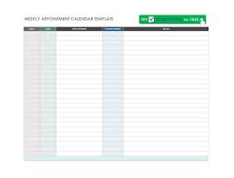 45 Printable Appointment Schedule Templates Appointment