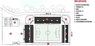 1 entre 55 y 57 (1900) la plata provincia de buenos aires. Proyecto Estadio Estudiantes De La Plata Planos Marca De Gol