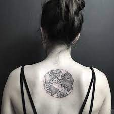 旅行上癮症者適用 刺青就該選自己最熱愛的事物 那我的刺青就一定是世界第圖了啊 popdaily 波波黛莉 skull