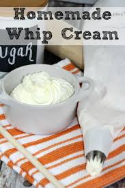 Homemade Whip Cream Recipe Frosting Recipes Whipped Cream Homemade Recipes