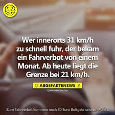 Wer trotz fahrverbot fährt begeht eine straftat! Wer Innerorts 31 Km H Zu Schnell Fuhr Der Bekam Ein Fahrverbot Von Einem Monat Ab Heute Liegt In 2020 Zu Schnell Fahren Bekommen Fahren