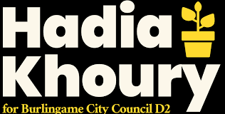Endorsements — Hadia Khoury for Burlingame City Council D2 2024, FPPC#  1467250