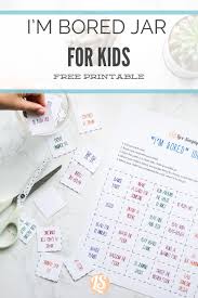 The Boredom Busting Activity Jar For Kids Aka I M Bored Ideas Live Simply In 2020 Bored Jar Activity Jar Im Bored