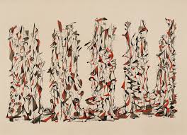 Title Unknown 1953 After Too Much Aspiration Stunning Norman Lewis Abstract Art Images Art