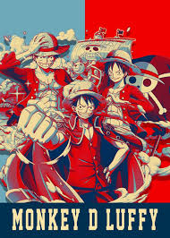 Choose a nearby wall and bash it in with brute force! Monkey D Luffy Poster By Lost Boys Dsgn Displate Luffy Monkey D Luffy One Piece Anime