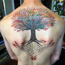 A family tree with no leaves but its branches are formed to shape like a heart. 85 Best Tree Tattoo Designs Meanings Family Inspired 2019