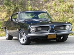 Image result for Black 1967 Barracuda
