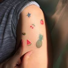 Adorable Tiny Fruit Tattoos By Panta Choi Fruit Tattoo Watermelon Tattoo Mini Tattoos