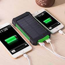Tahan Air 10000 Mah Bank Tenaga Surya Solar Charger Ganda Usb Power Bank Dengan Led Light Untuk Iphone 6 Plus Untuk S Chargeur Solaire Batterie Solaire Solaire