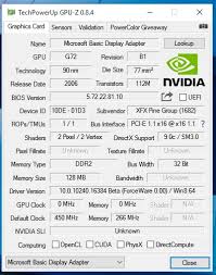 Display, usb, and has a 115.38 mb filesize. Nvidia Geforce 7200 Gs Problems