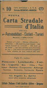 Mezzo di trasporto, unità di misura, pedaggi e autostrade. Nuova Carta Stradale D Italia Speciale Per Automobilisti Ciclisti Turisti Scala 1 250000 Foglio 10 Contiene Piemonte Lombardia Emilia Liguria Bra Alba Tortona Bobbio Carpaneto