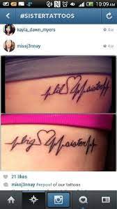 Sister Heart Beat Tattoos Pinterest Tattoos Sister Tattoos Heart Tattoo
