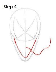 How To Draw Venom Step 4 How To Draw Venom Venom Marvel Cartoon Drawings