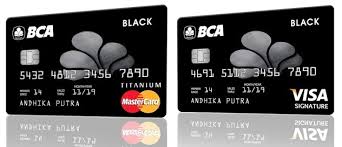 Plastic card in 24 hours. Bca Black Card