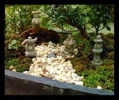 Fairy Zen Garden Set Of 4 With Glow In The Dark Pagodas Etsy Miniature Zen Garden Miniature Garden Zen Garden
