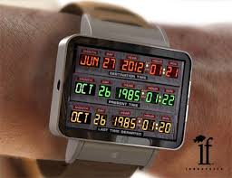 Conceptual Back To The Future Time Circuits Watch Back To The Future Digital Watch Face Watch Diy