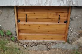 The problem with this could be that you already have a small difficult to enter crawl space access. Irvin S Amazing Crawl Space Door Crawl Space Door Diy Crawlspace Crawl Space Access Door
