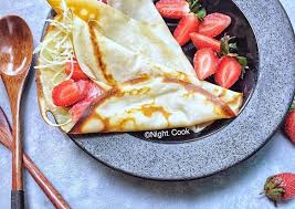 Resep pizza teflon sehat siap nikmati. Resep Crepes Teflon Strawberry 75th Merah Putih Yang Renyah