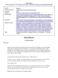Heat Waves Pdf Pdf Dream Nature