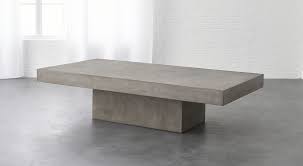 The element coffee table stands out in any living room with an elegant carrera marble top. Element Grey Concrete Coffee Table