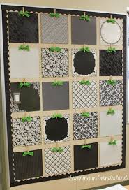 Black And White Bulletin Board Classroom How To Make A Display Wall Displaying Student Work Classroom Decor Classroom Displays