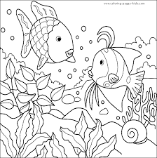 Learn about all of the wonderful creatures that live below us in the expansive world of the sea. Swimming Fish Color Page Rainbow Fish Coloring Page Ocean Coloring Pages Animal Coloring Pages