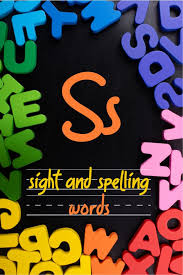 Things that start with s for kids. Words That Start With The Letter S Spelling And Sight Words For Kids
