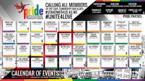 Check our pride month calendar 2021 for may and june events, or make plans for later prides in fort lauderdale, benidorm or cape town. Cnc3tv On Twitter Tt Pride Committee Releases Calendar Of Events For Pride Month Cnc3 Https T Co Igpxapzwhe