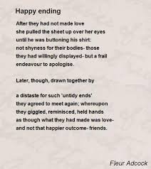 Dealing with aging parents can be a challenging experience. Happy Ending Poem By Fleur Adcock Poem Hunter