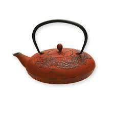 Red Dragon Design Cast Iron Tea Pot Tea Pots Asian Teapots