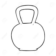 Freehand Drawn Black And White Cartoon Kettle Bell Royalty Free Cliparts Vectors And Stock Illustration Image 53215476 Two kettlebell exercises every man should master. freehand drawn black and white cartoon kettle bell